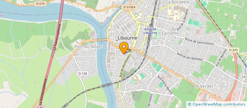 localisation de l'entreprise MADAME LAURIANE CARATY  LIBOURNE