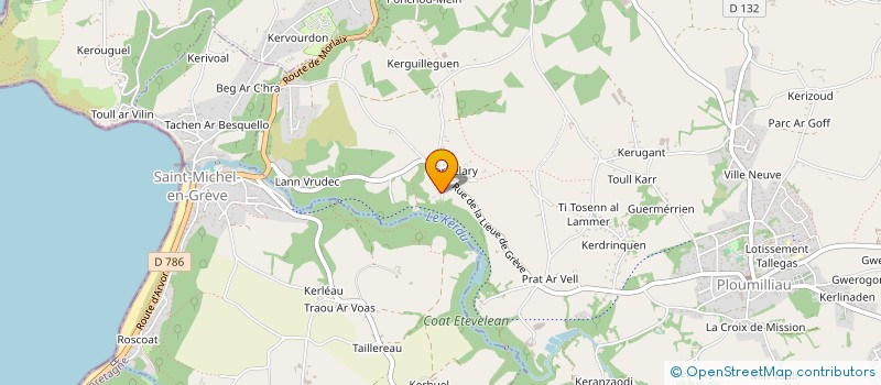 localisation de l'entreprise MADAME LAURIANE COOREMAN  PLOUMILLIAU