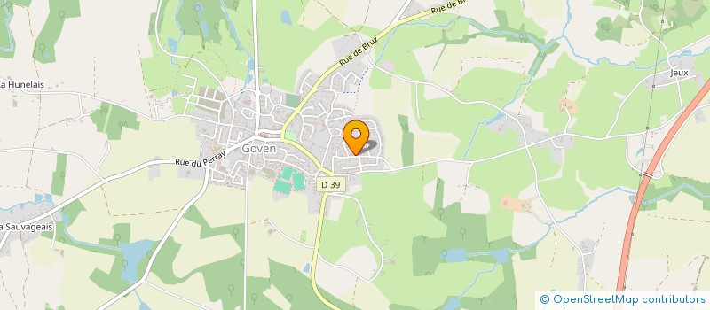 localisation de l'entreprise MADAME LAURIANE COUDRAY  GOVEN