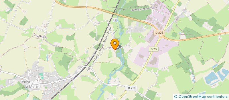 localisation de l'entreprise MADAME LAURIANE COUET  VOIVRES-LES-LE-MANS