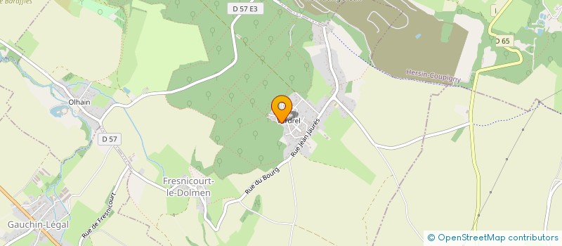 localisation de l'entreprise MADAME LAURIANE DEFOORT  FRESNICOURT-LE-DOLMEN