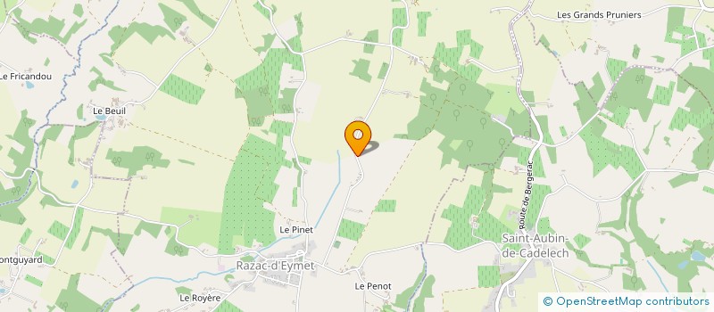 localisation de l'entreprise MADAME LAURIANE DEJEAN  RAZAC-D'EYMET