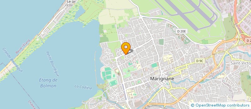 localisation de l'entreprise MADAME LAURIANE DEMERET à MARIGNANE