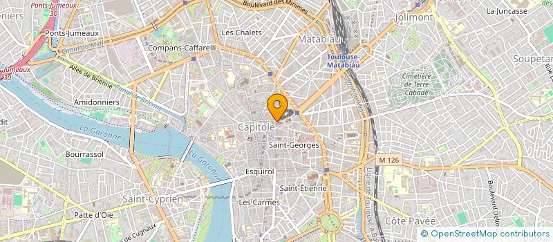 localisation de l'entreprise MADAME LAURIANE DOURDOU  TOULOUSE