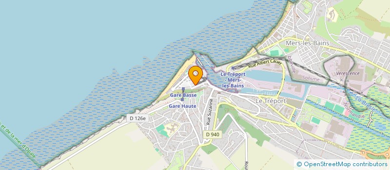 localisation de l'entreprise MADAME LAURIANE DUBOST à LE TREPORT