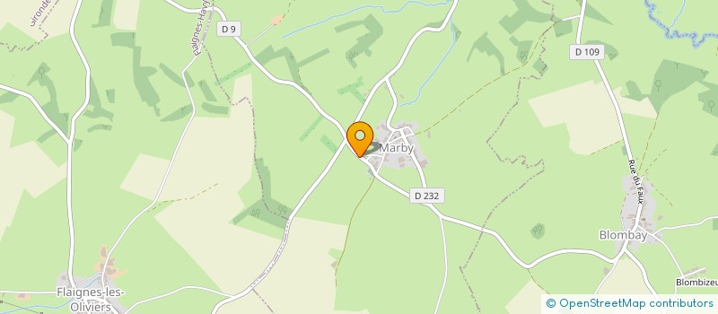 localisation de l'entreprise MADAME LAURIANE EVRAT  MARBY