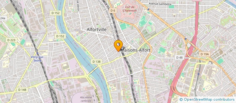 localisation de l'entreprise MADAME LAURIANE EYNAUD à ALFORTVILLE