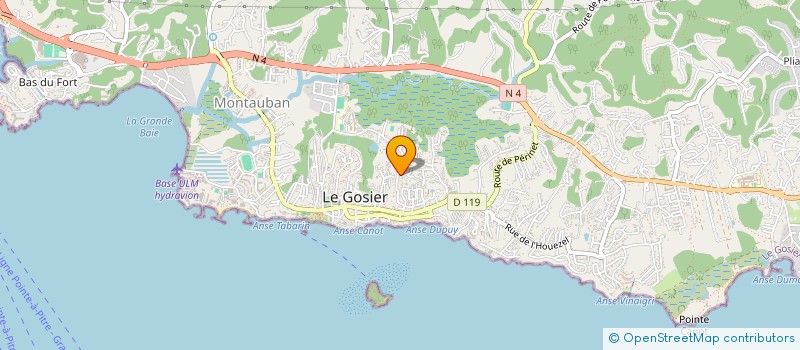 localisation de l'entreprise MADAME LAURIANE FIFI  LE GOSIER