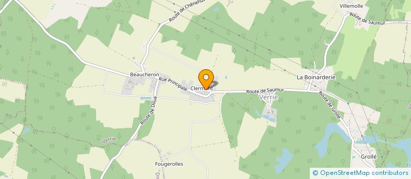 localisation de l'entreprise MADAME LAURIANE FORTIN  VERRIE