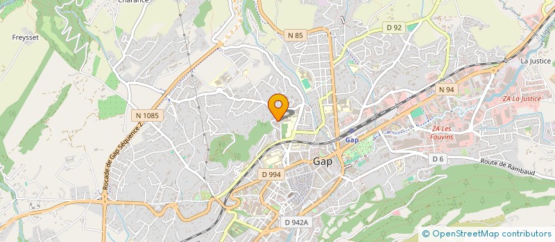 localisation de l'entreprise MADAME LAURIANE GAMOND  GAP