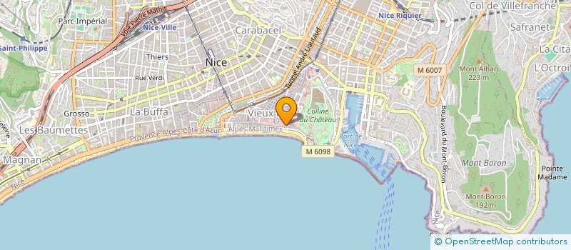 localisation de l'entreprise MADAME LAURIANE GARCIA  NICE