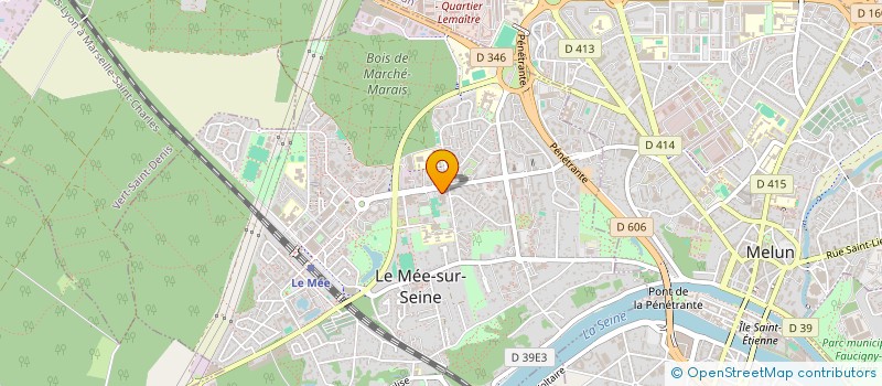 localisation de l'entreprise MADAME LAURIANE GARCIA  LE MEE-SUR-SEINE