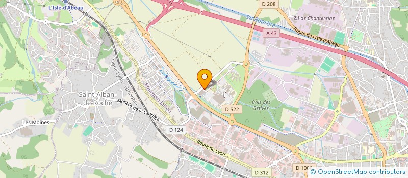 localisation de l'entreprise MADAME LAURIANE GERMANI  BOURGOIN-JALLIEU