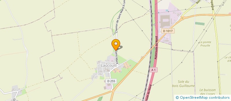 localisation de l'entreprise MADAME LAURIANE GRENIER  LAUCOURT