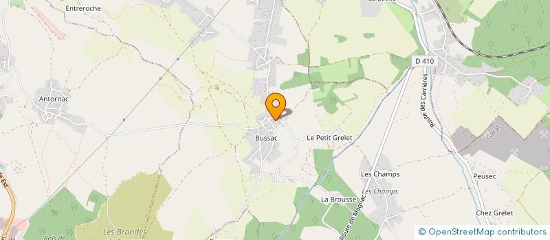 localisation de l'entreprise MADAME LAURIANE GRIVET à MAGNAC-SUR-TOUVRE