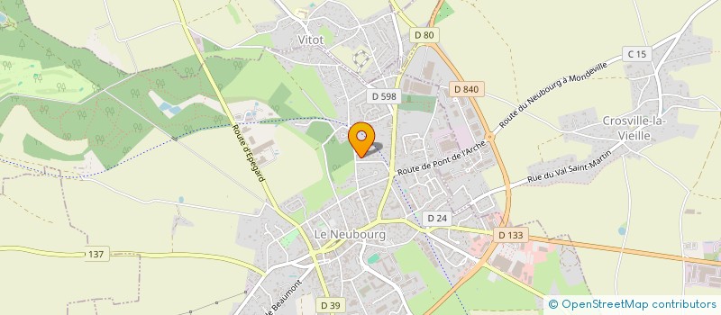 localisation de l'entreprise MADAME LAURIANE GUERBETTE  LE NEUBOURG