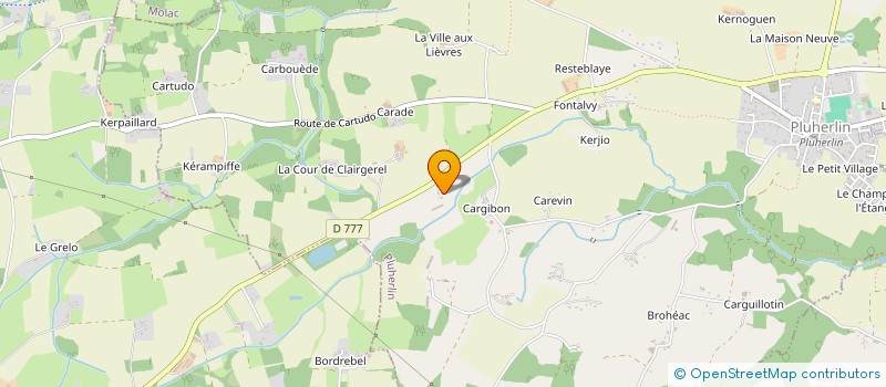 localisation de l'entreprise MADAME LAURIANE GUILLET  PLUHERLIN