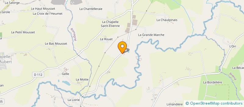 localisation de l'entreprise MADAME LAURIANE GUILLOUX à ROMAGNE