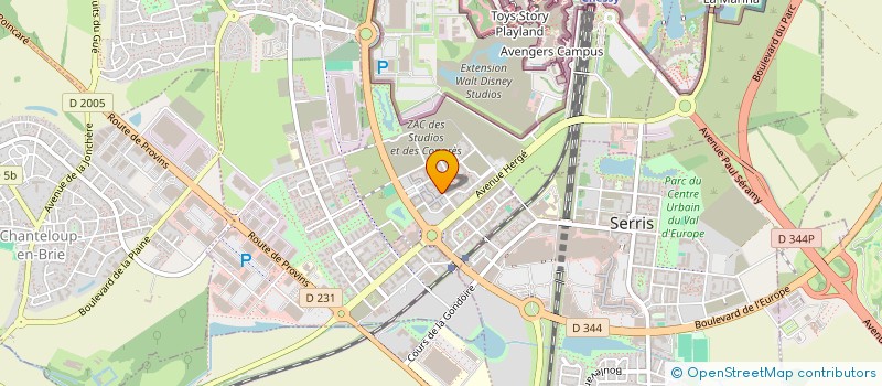 localisation de l'entreprise MADAME LAURIANE HASSANI  CHESSY