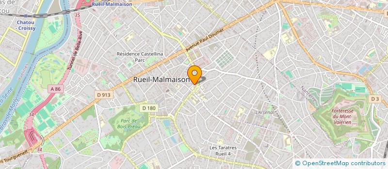 localisation de l'entreprise MADAME LAURIANE HAUMONT  RUEIL-MALMAISON