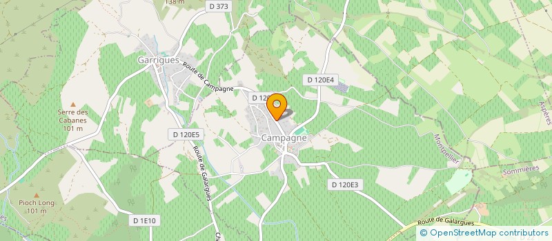 localisation de l'entreprise MADAME LAURIANE JACQUET  CAMPAGNE