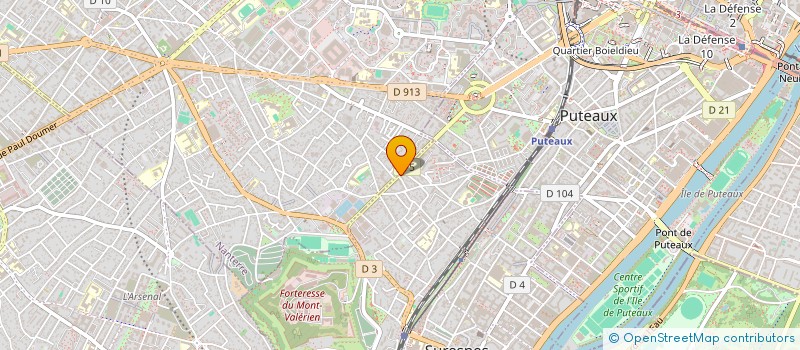 localisation de l'entreprise MADAME LAURIANE JAEN  SURESNES