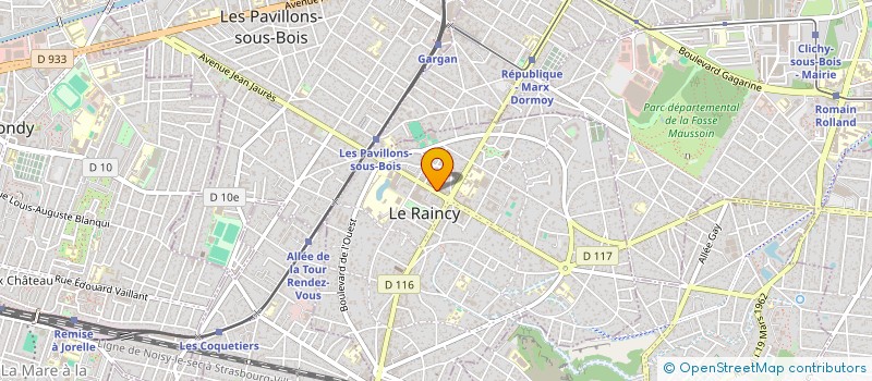 localisation de l'entreprise MADAME LAURIANE JUBLOT  LE RAINCY