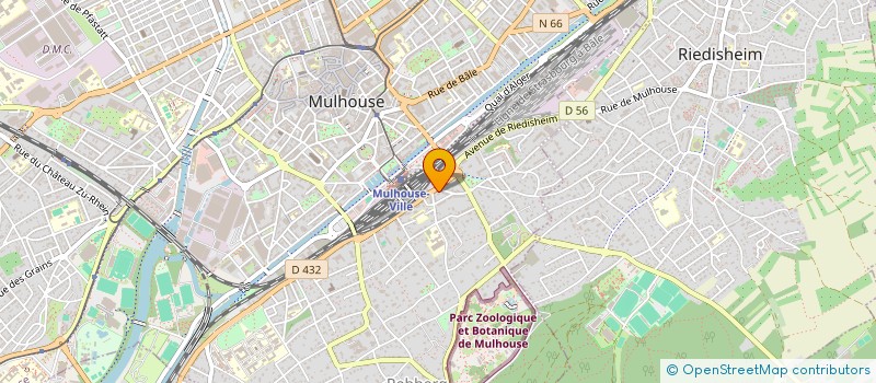 localisation de l'entreprise MADAME LAURIANE KUHN  MULHOUSE