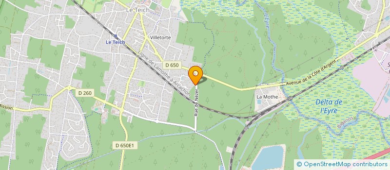 localisation de l'entreprise MADAME LAURIANE LAFFON  LE TEICH