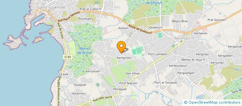 localisation de l'entreprise MADAME LAURIANE LEFRANCOIS  BRIEC