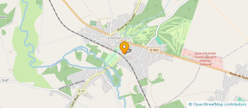 localisation de l'entreprise MADAME LAURIANE LEPINE à VILLEDIEU-SUR-INDRE