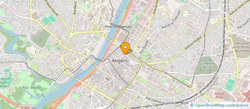 localisation de l'entreprise MADAME LAURIANE LEQUET à ANGERS