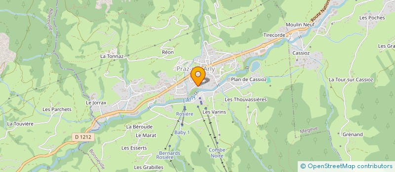 localisation de l'entreprise MADAME LAURIANE MARIANI  PRAZ-SUR-ARLY