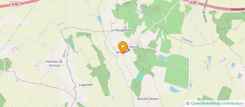 localisation de l'entreprise MADAME LAURIANE MARTIN à CADALEN