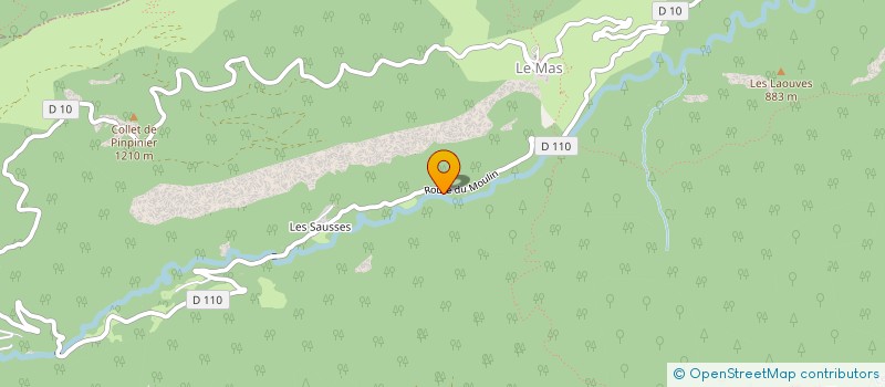 localisation de l'entreprise MADAME LAURIANE MARTINEZ  LE MAS