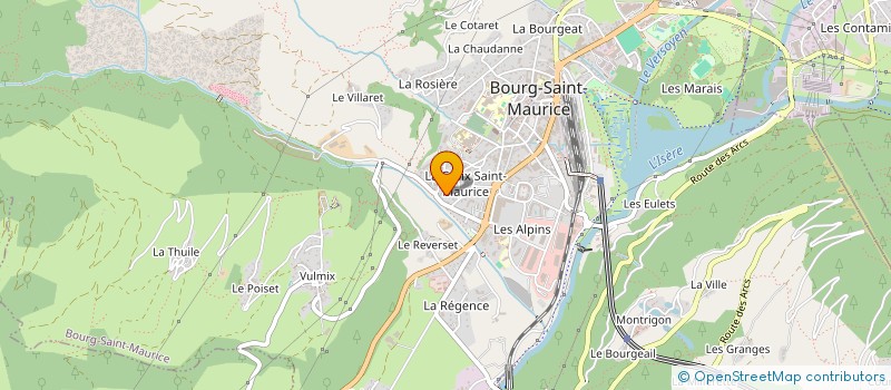localisation de l'entreprise MADAME LAURIANE MIARA à BOURG-SAINT-MAURICE