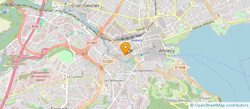 localisation de l'entreprise MADAME LAURIANE MOUNIER  ANNECY