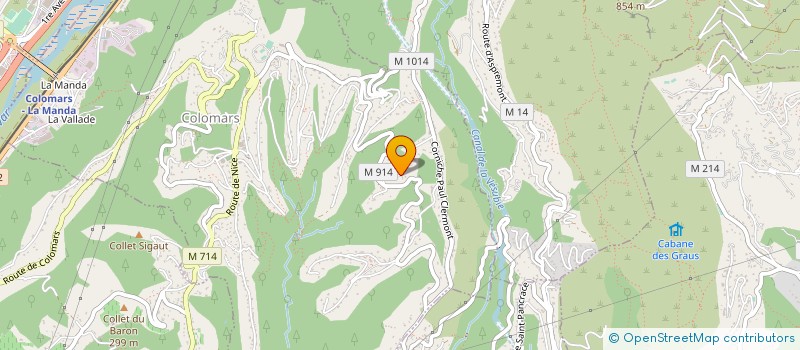 localisation de l'entreprise MADAME LAURIANE NALLET  COLOMARS