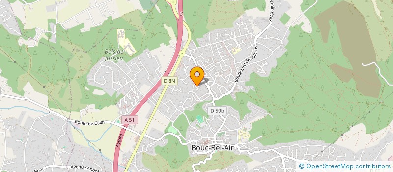 localisation de l'entreprise MADAME LAURIANE OLLIVIER à BOUC-BEL-AIR