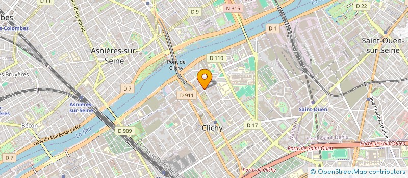 localisation de l'entreprise MADAME LAURIANE ORDON à CLICHY