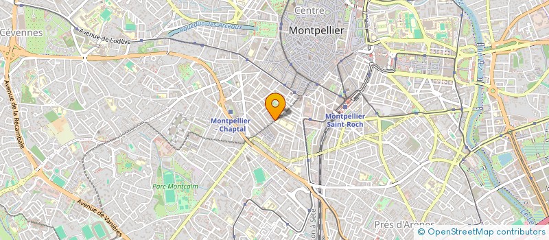 localisation de l'entreprise MADAME LAURIANE PAULET à MONTPELLIER