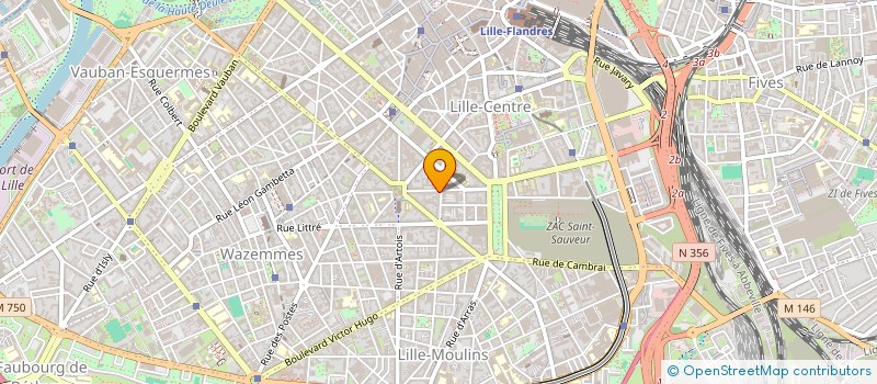 localisation de l'entreprise MADAME LAURIANE PERRICAUD à LILLE
