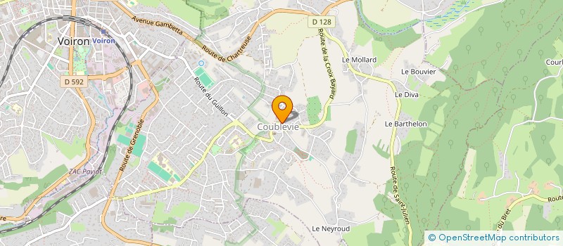 localisation de l'entreprise MADAME LAURIANE PETISI à COUBLEVIE