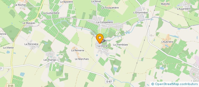 localisation de l'entreprise MADAME LAURIANE POCREAU  LA LIMOUZINIERE