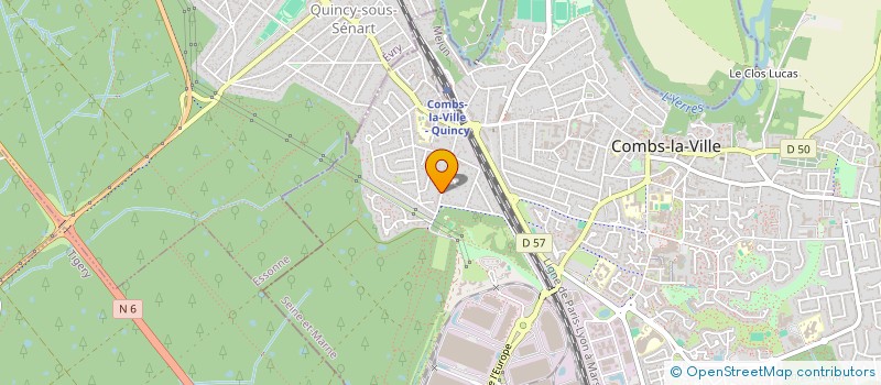 localisation de l'entreprise MADAME LAURIANE PONCET  COMBS-LA-VILLE