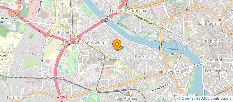 localisation de l'entreprise MADAME LAURIANE PUJOL à TOULOUSE