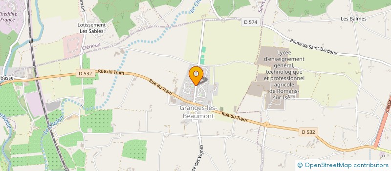 localisation de l'entreprise MADAME LAURIANE ROBIN  GRANGES-LES-BEAUMONT