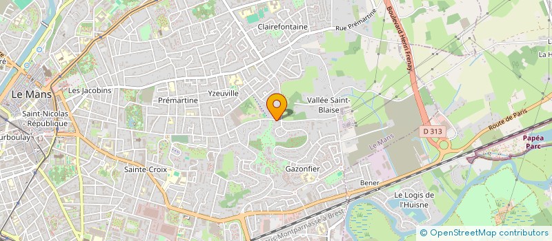 localisation de l'entreprise MADAME LAURIANE ROUSSEAU  LE MANS