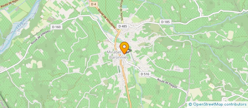 localisation de l'entreprise MADAME LAURIANE ROUX  MIRABEL-AUX-BARONNIES