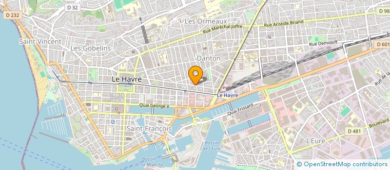 localisation de l'entreprise MADAME LAURIANE SAINT-DENIS à LE HAVRE